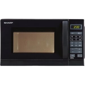 Sharp R-642BKW Nero Microonde combinato Superficie piana 20 L 800 W Sharp R-642BKW Nero Microonde combinato Superficie piana 20 L 800 W