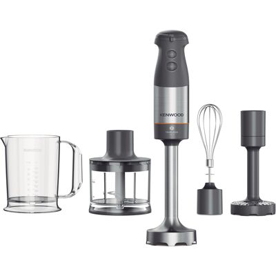 Kenwood Triblade XL+ HBM60307GY Mixer a immersione 1000W con accessori Kenwood Triblade XL+ HBM60307GY Mixer a immersione 1000W con accessori