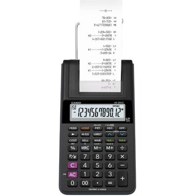 Casio HR-8RCE-BK calcolatrice Desktop Calcolatrice con stampa Nero Casio HR-8RCE-BK calcolatrice Desktop Calcolatrice con stampa Nero