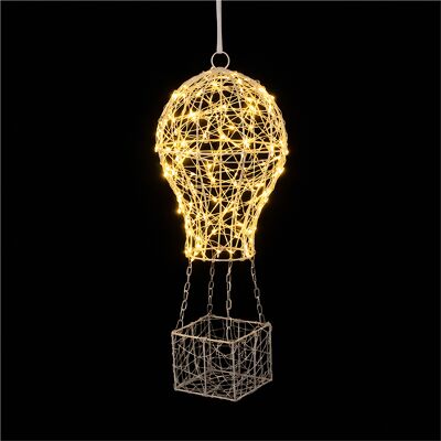 Tivoli <p>Mongolfiera luminosa h. 45 cm, bianco caldo, Xmas</p> Tivoli <p>Mongolfiera luminosa h. 45 cm, bianco caldo, Xmas</p>