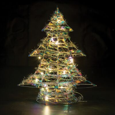 Galileo <p>Albero di Natale led h. 40 cm in ferro e pvc iridescente, Santa's House</p> Galileo <p>Albero di Natale led h. 40 cm in ferro e pvc iridescente, Santa's House</p>