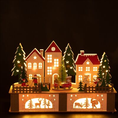 Galileo <p>Villaggio natalizio decorativo con led h. 19, Santa's House</p> Galileo <p>Villaggio natalizio decorativo con led h. 19, Santa's House</p>