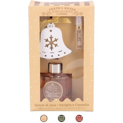 Galileo <p>Set diffusore ambiente con spray e gessetto, Santa's House</p> Galileo <p>Set diffusore ambiente con spray e gessetto, Santa's House</p>