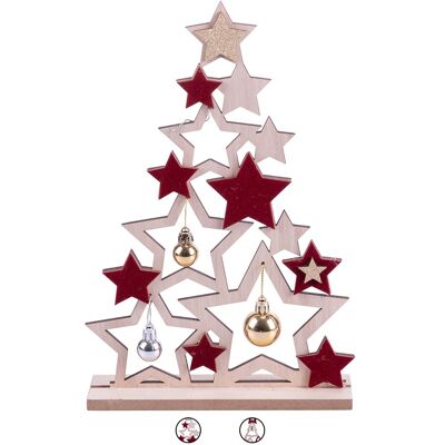 Tivoli <p>Decorazione albero di Natale in legno h. 30 cm, Natale Chic</p> Tivoli <p>Decorazione albero di Natale in legno h. 30 cm, Natale Chic</p>