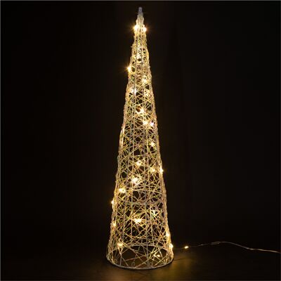 Tivoli <p>Cono luminoso h. 60 cm, bianco caldo Xmas</p> Tivoli <p>Cono luminoso h. 60 cm, bianco caldo Xmas</p>