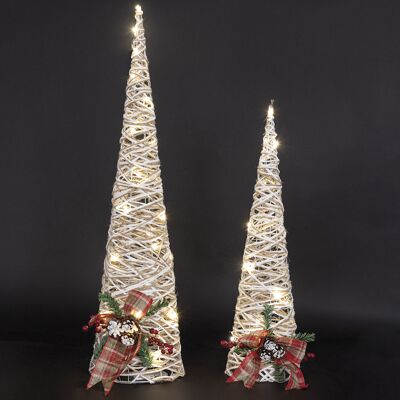 Galileo <p>Set 2 coni natalizi luminosi h. 60-80 cm, Santa's House</p> Galileo <p>Set 2 coni natalizi luminosi h. 60-80 cm, Santa's House</p>