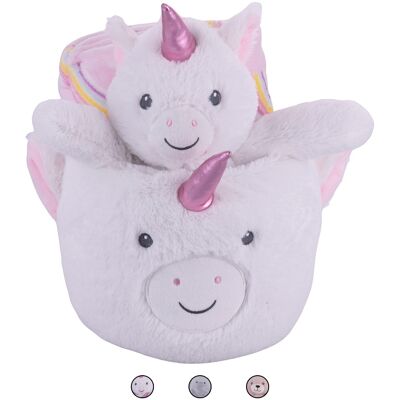 Galileo <p>Peluche con coperta e cestino in morbido tessuto, Sibilla</p> Galileo <p>Peluche con coperta e cestino in morbido tessuto, Sibilla</p>