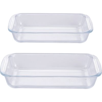 Galileo <p>Set 2 pirofile rettangolari da forno, SìChef</p> Galileo <p>Set 2 pirofile rettangolari da forno, SìChef</p>