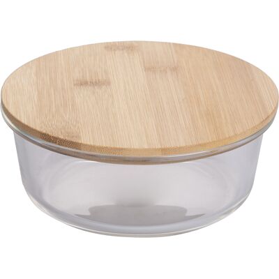 Galileo <p>Contenitore tondo 950 ml in borosilicato e bambù, SìChef</p> Galileo <p>Contenitore tondo 950 ml in borosilicato e bambù, SìChef</p>