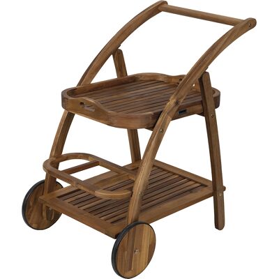 Galileo <p>Carrello porta vivande con ruote, in legno di acacia, Bali Esté</p> Galileo <p>Carrello porta vivande con ruote, in legno di acacia, Bali Esté</p>
