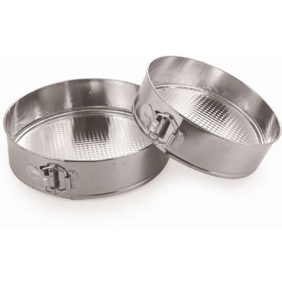 Galileo <p>Set 2 stampi torta Ø 23-27 cm con cerniera, SìChef</p> Galileo <p>Set 2 stampi torta Ø 23-27 cm con cerniera, SìChef</p>