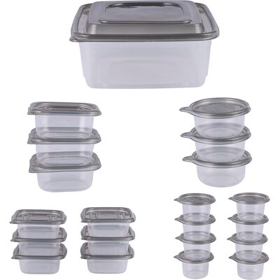 Galileo <p>Set 21 contenitori per alimenti, impilabili, SìChef</p> Galileo <p>Set 21 contenitori per alimenti, impilabili, SìChef</p>