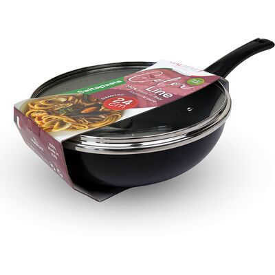 Galileo <p>Saltapasta con coperchio Ø24 cm in alluminio, Nordika Line</p> Galileo <p>Saltapasta con coperchio Ø24 cm in alluminio, Nordika Line</p>