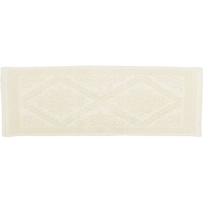 Galileo <p>Tappeto bagno avorio 60x180 cm in 100% cotone, Sibilla</p> Galileo <p>Tappeto bagno avorio 60x180 cm in 100% cotone, Sibilla</p>