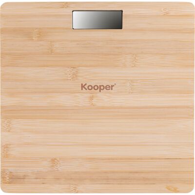 <p>Bilancia pesapersone in bambù 180 Kg, Kooper</p> <p>Bilancia pesapersone in bambù 180 Kg, Kooper</p>