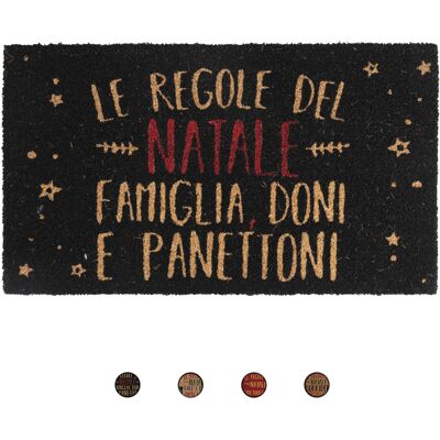 Galileo <p>Zerbino ingresso 70x40 cm in cocco e pvc, XMas</p> Galileo <p>Zerbino ingresso 70x40 cm in cocco e pvc, XMas</p>