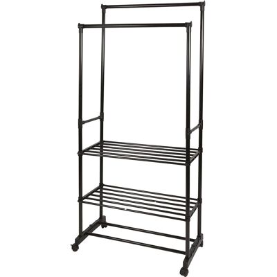 Galileo <p>Multistand appendiabiti 2 aste 3 ripiani, Sìordine</p> Galileo <p>Multistand appendiabiti 2 aste 3 ripiani, Sìordine</p>