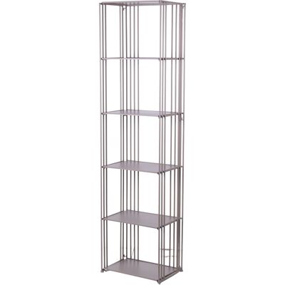 Galileo <p>Scaffale 6 ripiani in ferro 45x31xh.175 cm, tortora, Esté</p> Galileo <p>Scaffale 6 ripiani in ferro 45x31xh.175 cm, tortora, Esté</p>