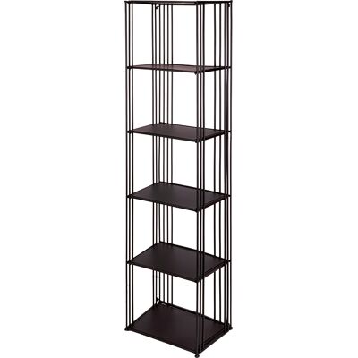 Galileo <p>Scaffale 6 ripiani in ferro 45x31xh.175 cm, nero, Esté</p> Galileo <p>Scaffale 6 ripiani in ferro 45x31xh.175 cm, nero, Esté</p>