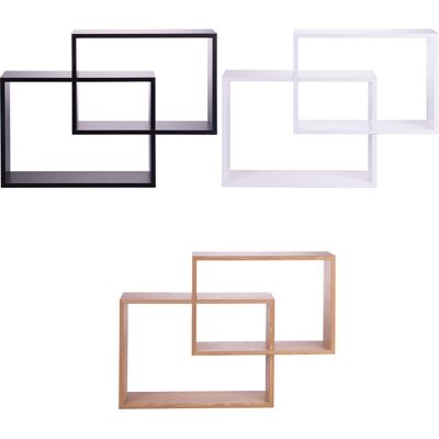Galileo <p>Set 2 mensole cubo grandi da muro in legno di pino, Sìordine</p> Galileo <p>Set 2 mensole cubo grandi da muro in legno di pino, Sìordine</p>