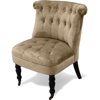 Galileo <p>Poltrona salotto con ruote design vintage, tortora, Sibilla</p> Galileo <p>Poltrona salotto con ruote design vintage, tortora, Sibilla</p>