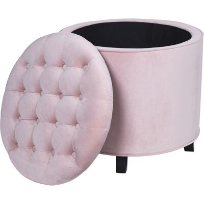 Galileo <p>Pouf contenitore multiuso, rosa cipria, Sibilla</p> Galileo <p>Pouf contenitore multiuso, rosa cipria, Sibilla</p>