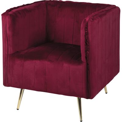 Galileo <p>Poltrona vintage, bordeaux, Sibilla</p> Galileo <p>Poltrona vintage, bordeaux, Sibilla</p>