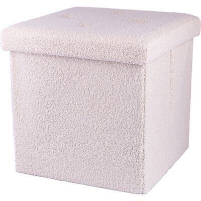 Galileo <p>Pouf contenitore multiuso effetto teddy, beige, Sibilla</p> Galileo <p>Pouf contenitore multiuso effetto teddy, beige, Sibilla</p>