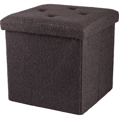 Galileo <p>Pouf contenitore multiuso effetto teddy, grigio, Sibilla</p> Galileo <p>Pouf contenitore multiuso effetto teddy, grigio, Sibilla</p>