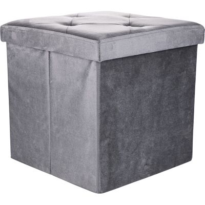 Galileo <p>Pouf contenitore multiuso effetto velluto 38x38xh.38 cm, grigio, Sibilla</p> Galileo <p>Pouf contenitore multiuso effetto velluto 38x38xh.38 cm, grigio, Sibilla</p>