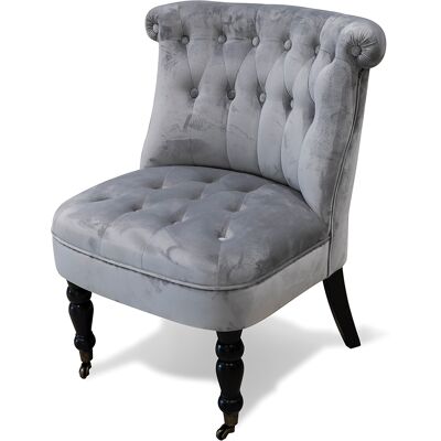 Galileo <p>Poltrona salotto con ruote design vintage, grigio chiaro, Sibilla</p> Galileo <p>Poltrona salotto con ruote design vintage, grigio chiaro, Sibilla</p>