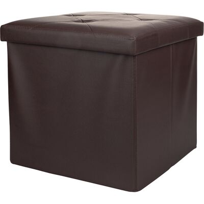 Galileo <p>Pouf contenitore multiuso 38x38xh.38 cm, marrone, Sibilla</p> Galileo <p>Pouf contenitore multiuso 38x38xh.38 cm, marrone, Sibilla</p>