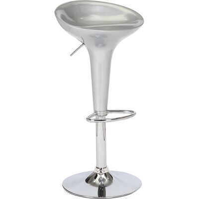 Galileo <p>Sgabello bar girevole, altezza regolabile, silver, Sibilla</p> Galileo <p>Sgabello bar girevole, altezza regolabile, silver, Sibilla</p>