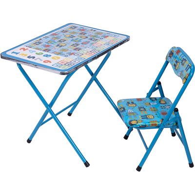 Galileo <p>Tavolo e sedia per bambini, decoro robot, Sibilla</p> Galileo <p>Tavolo e sedia per bambini, decoro robot, Sibilla</p>