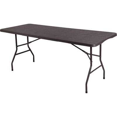 Galileo <p>Tavolo richiudibile a valigia marrone 181x74x74 cm, Esté</p> Galileo <p>Tavolo richiudibile a valigia marrone 181x74x74 cm, Esté</p>