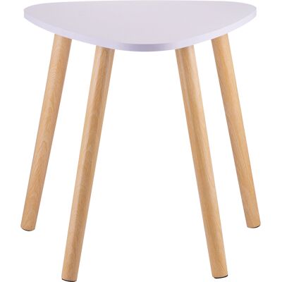 Galileo <p>Tavolino da caffè triangolare 40x40x40 cm in legno, bianco, Sibilla</p> Galileo <p>Tavolino da caffè triangolare 40x40x40 cm in legno, bianco, Sibilla</p>