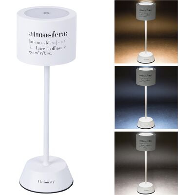 Tivoli <p>Lampada da tavolo touch ricaricabile, bianco, Victionary</p> Tivoli <p>Lampada da tavolo touch ricaricabile, bianco, Victionary</p>
