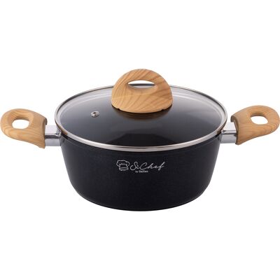 Galileo <p>Casseruola 20 cm con coperchio, rivestimento in ceramica, induzione, Osaka SìChef</p> Galileo <p>Casseruola 20 cm con coperchio, rivestimento in ceramica, induzione, Osaka SìChef</p>
