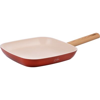 Tivoli <p>Bistecchiera antiaderente 26x26 cm, rivestimento interno in ceramica Fusion Pro II, Radici Cannella</p> Tivoli <p>Bistecchiera antiaderente 26x26 cm, rivestimento interno in ceramica Fusion Pro II, Radici Cannella</p>