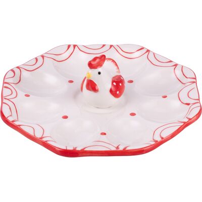 Tivoli <p>Piatto in ceramica per 8 uova, Easter</p> Tivoli <p>Piatto in ceramica per 8 uova, Easter</p>