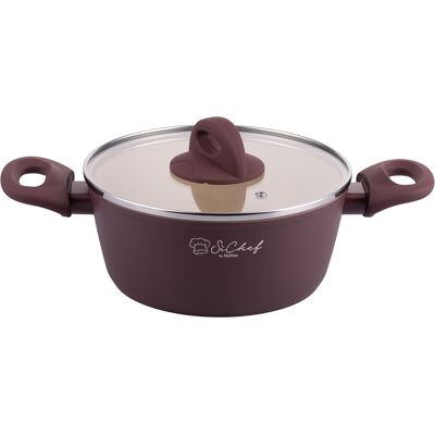 Galileo <p>Casseruola con coperchio 20 cm, rivestimento in ceramica, induzione, Tropea SìChef</p> Galileo <p>Casseruola con coperchio 20 cm, rivestimento in ceramica, induzione, Tropea SìChef</p>