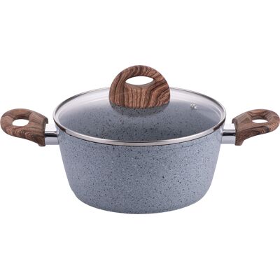 Galileo <p>Casseruola con coperchio 20 cm, rivestimento in ceramica, induzione, extra spessore 4,5 mm, Carrara</p> Galileo <p>Casseruola con coperchio 20 cm, rivestimento in ceramica, induzione, extra spessore 4,5 mm, Carrara</p>