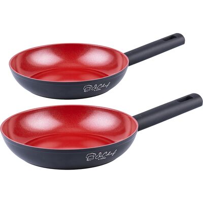 Galileo <p>Set 2 padelle 22-26 cm, rivestimento in ceramica, induzione, Canyon SìChef</p> Galileo <p>Set 2 padelle 22-26 cm, rivestimento in ceramica, induzione, Canyon SìChef</p>