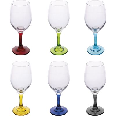 Galileo <p>Set 6 calici vino 435 ml in vetro, Malaga Color Sibilla</p> Galileo <p>Set 6 calici vino 435 ml in vetro, Malaga Color Sibilla</p>