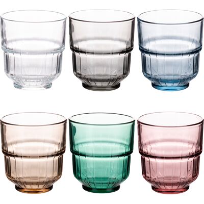 Galileo <p>Set 6 bicchieri impilabili 340 ml, Vertical Color Sibilla</p> Galileo <p>Set 6 bicchieri impilabili 340 ml, Vertical Color Sibilla</p>