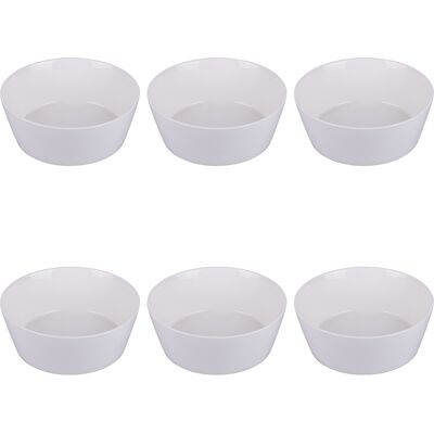 Tivoli <p>Set 6 piatti bowl in new bone China, bianco, Delice</p> Tivoli <p>Set 6 piatti bowl in new bone China, bianco, Delice</p>