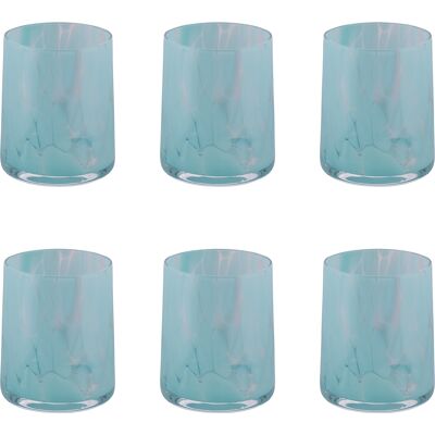 Tivoli <p>Set 6 bicchieri acqua 350 ml, Thalia Turquoise</p> Tivoli <p>Set 6 bicchieri acqua 350 ml, Thalia Turquoise</p>