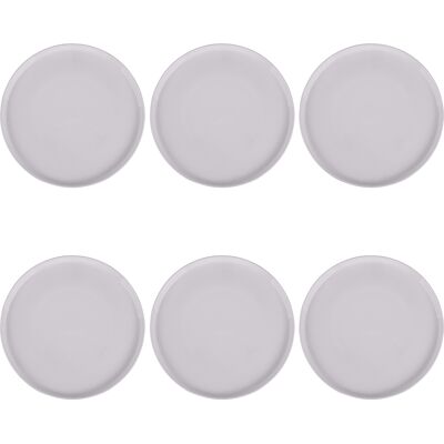 Tivoli <p>Set 6 piatti piani in new bone China, bianco, Delice</p> Tivoli <p>Set 6 piatti piani in new bone China, bianco, Delice</p>