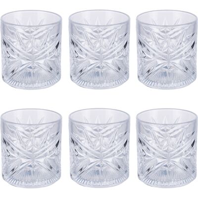 Tivoli <p>Set 6 bicchieri impilabili 375 ml, trasparente, Vintage</p> Tivoli <p>Set 6 bicchieri impilabili 375 ml, trasparente, Vintage</p>