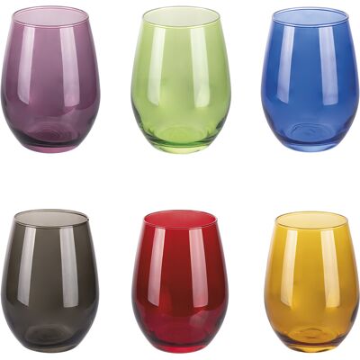 Galileo <p>Set 6 bicchieri acqua 550 ml, Luce Color Sibilla</p> Galileo <p>Set 6 bicchieri acqua 550 ml, Luce Color Sibilla</p>